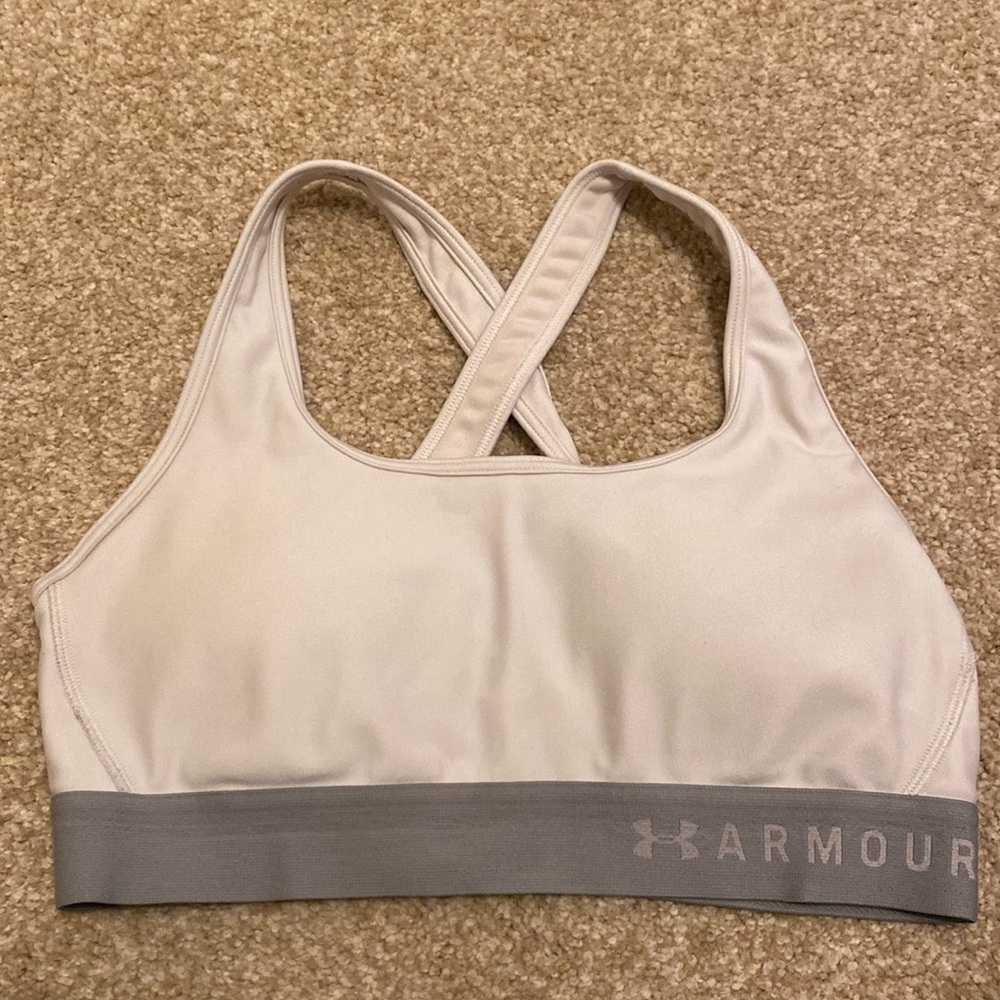 White sports bra